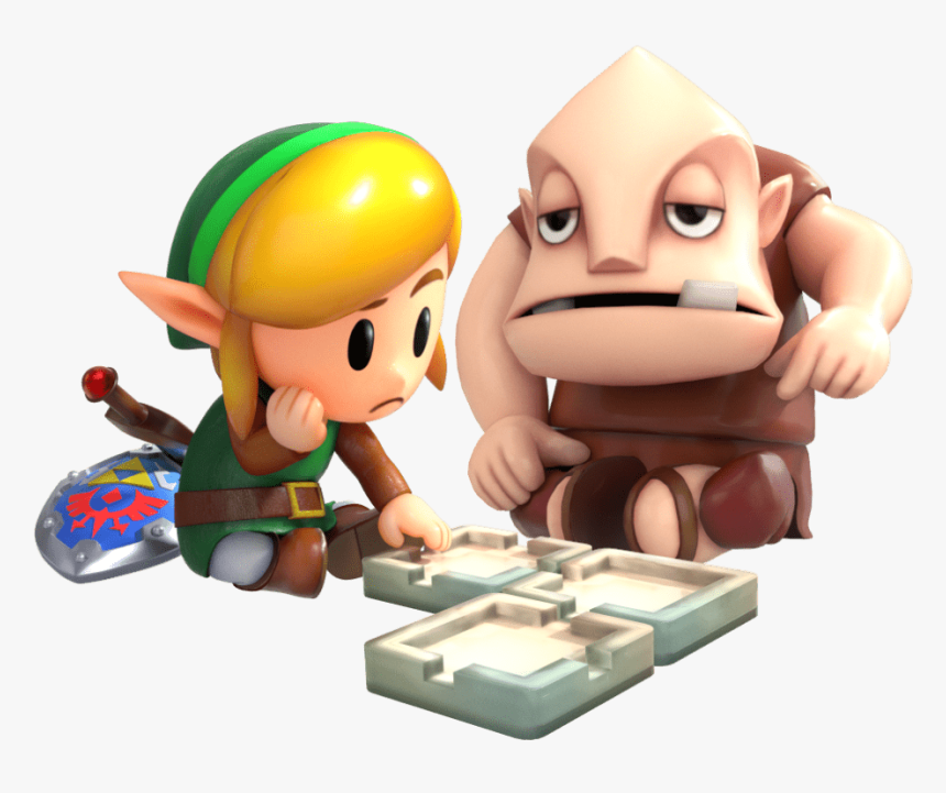 Nswitch Zeldalinksawakening Char Linkanddampe - Legend Of Zelda Link's Awakening Characters, HD Png Download