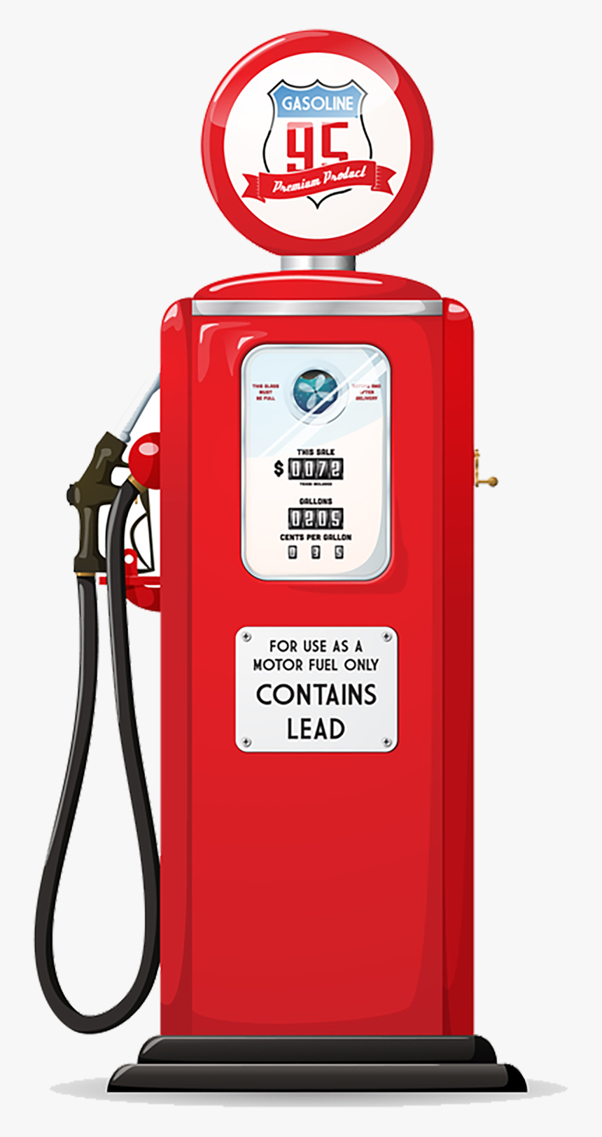 Is This The Bottom - Old Gas Pump Clipart, HD Png Download