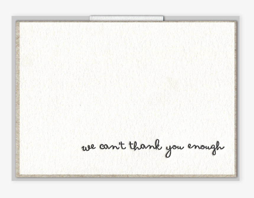 Blank Greeting Card Png - Handwriting, Transparent Png
