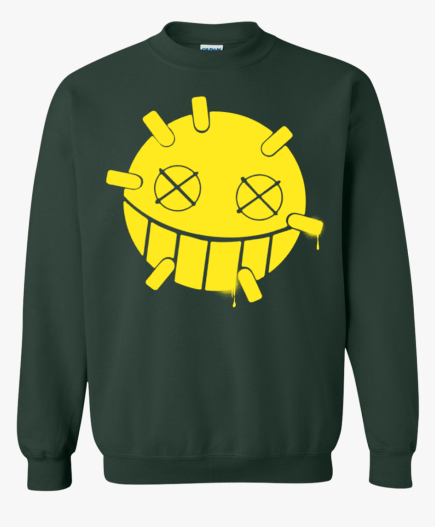 Overwatch Junkrat Smiley Spray Pullover Sweatshirt - Overwatch Junkrat Logo, HD Png Download