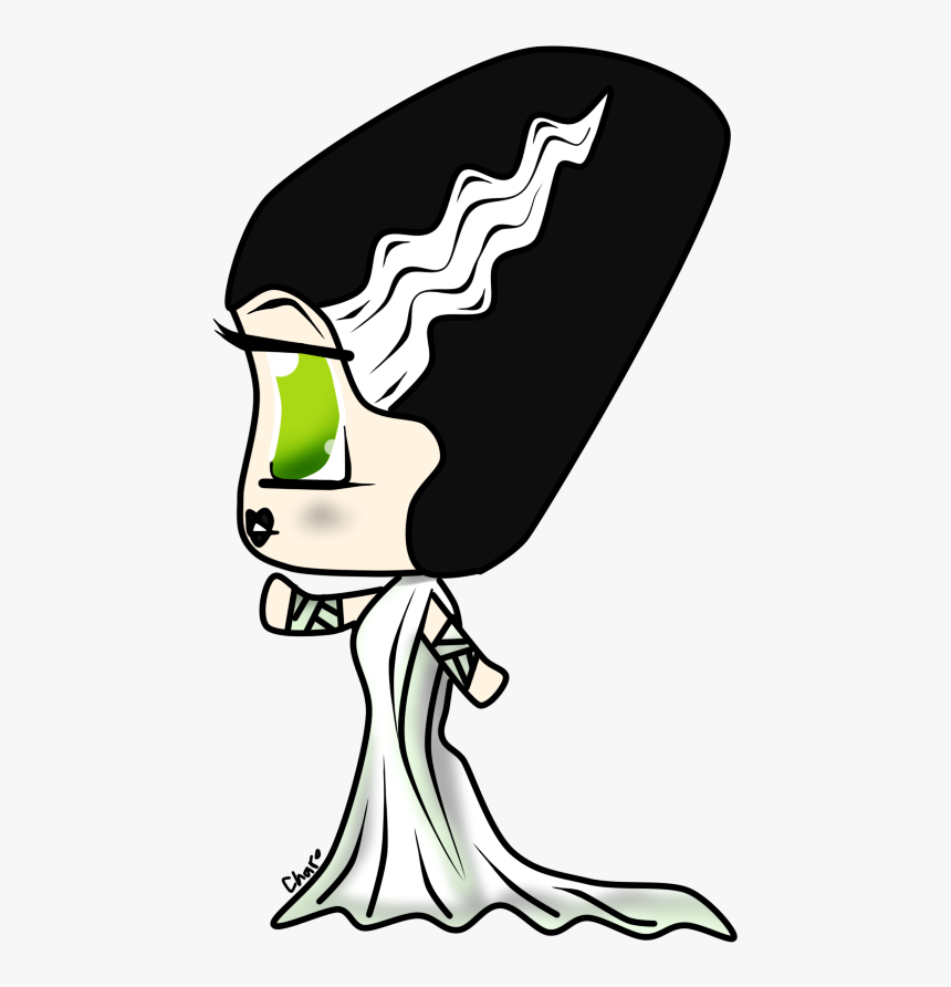 The Bride Of Frankenstein - Illustration, HD Png Download