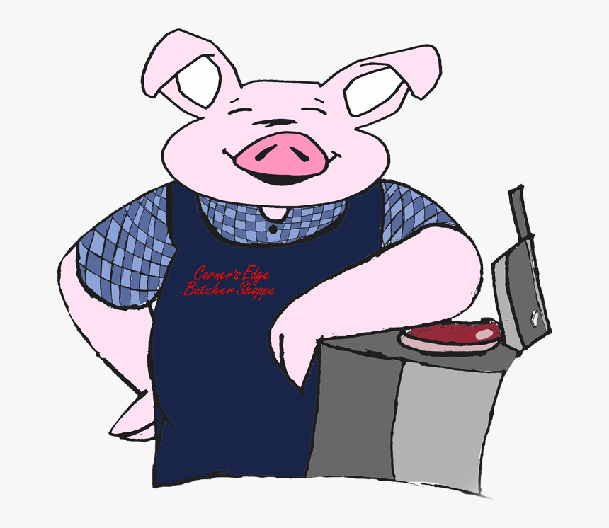Corner S Edge Butcher - Cartoon, HD Png Download