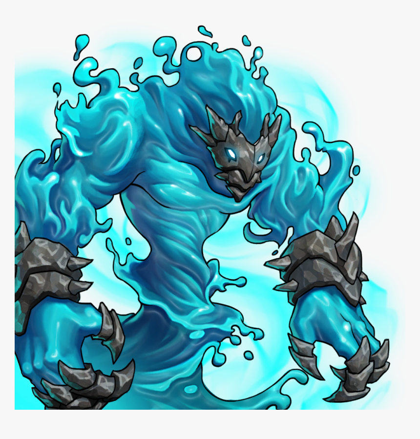 Водяной Элементаль, HD Png Download