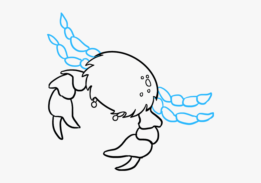How To Draw Crab, HD Png Download