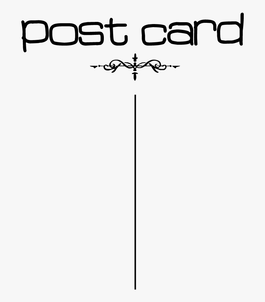 Postcard Backs, HD Png Download