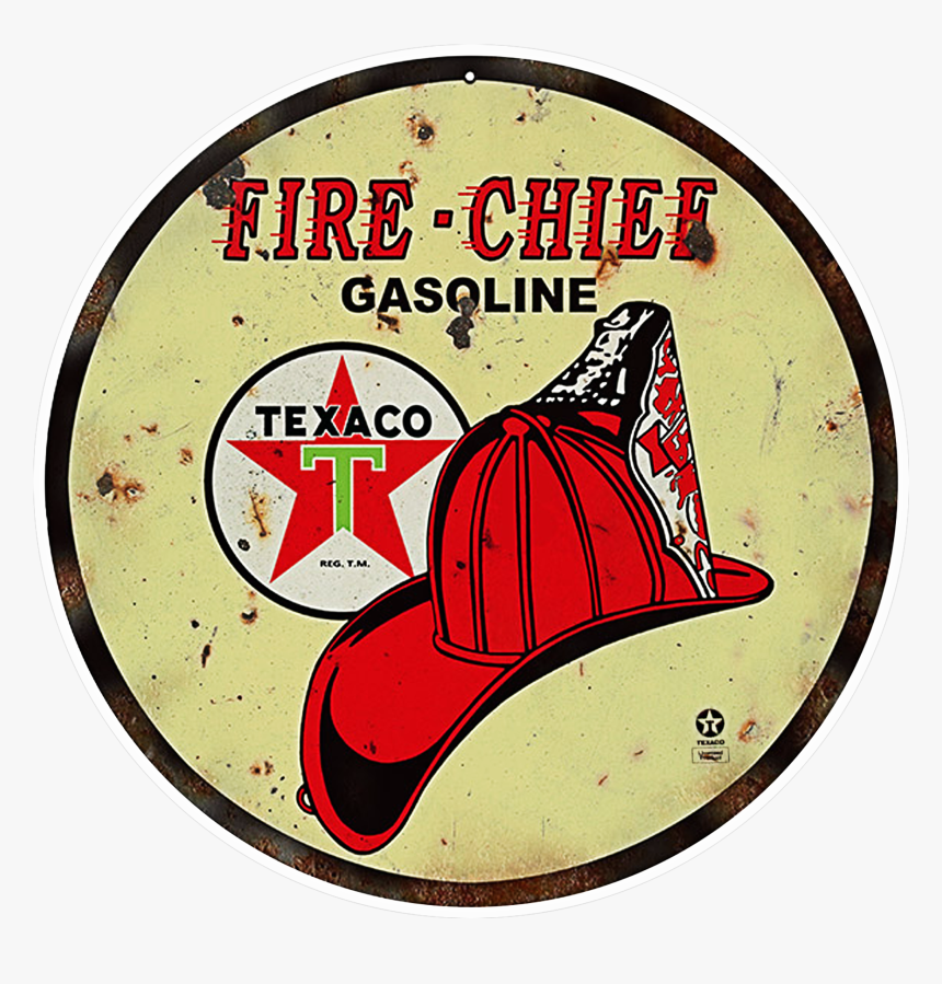 Vintage Texaco Fire Chief Signs, HD Png Download