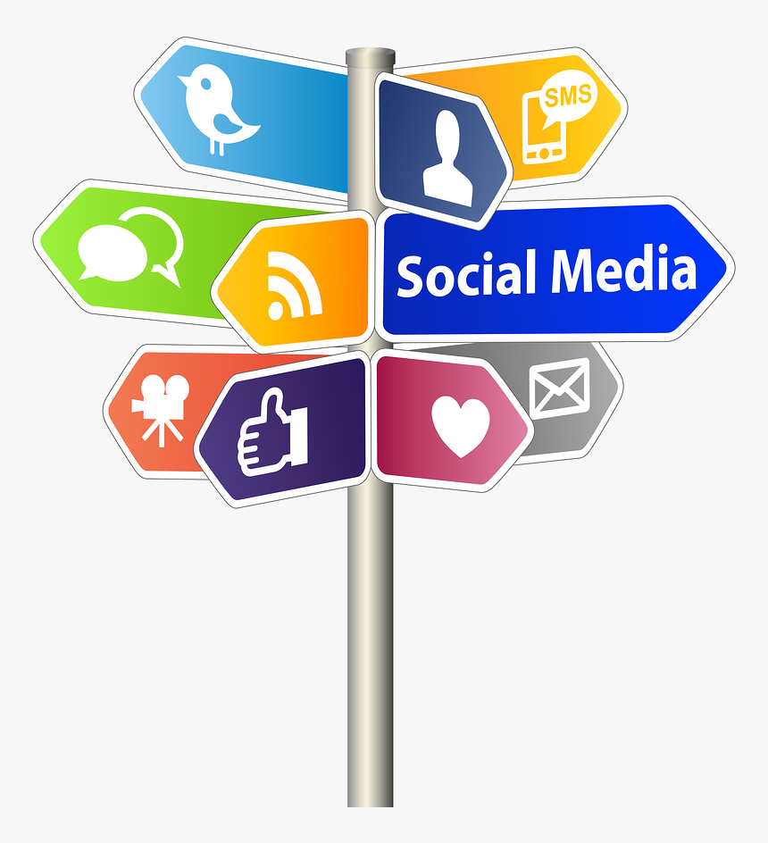 Social Media Sign, HD Png Download
