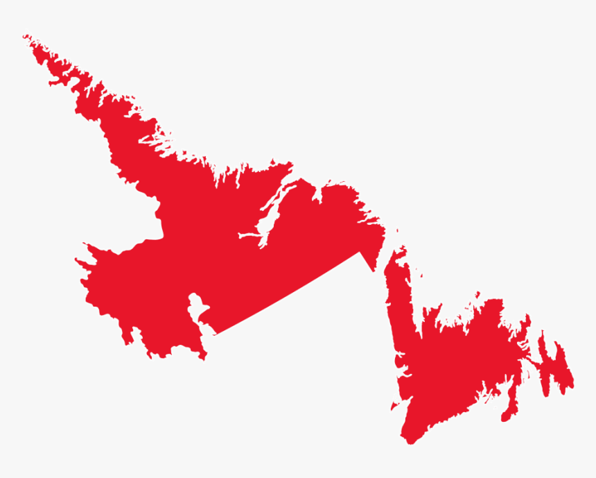 Newfoundland And Laborador - Outline Of Newfoundland And Labrador, HD Png Download