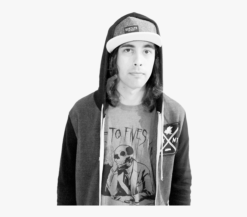 Vic Fuentes Black And White, HD Png Download