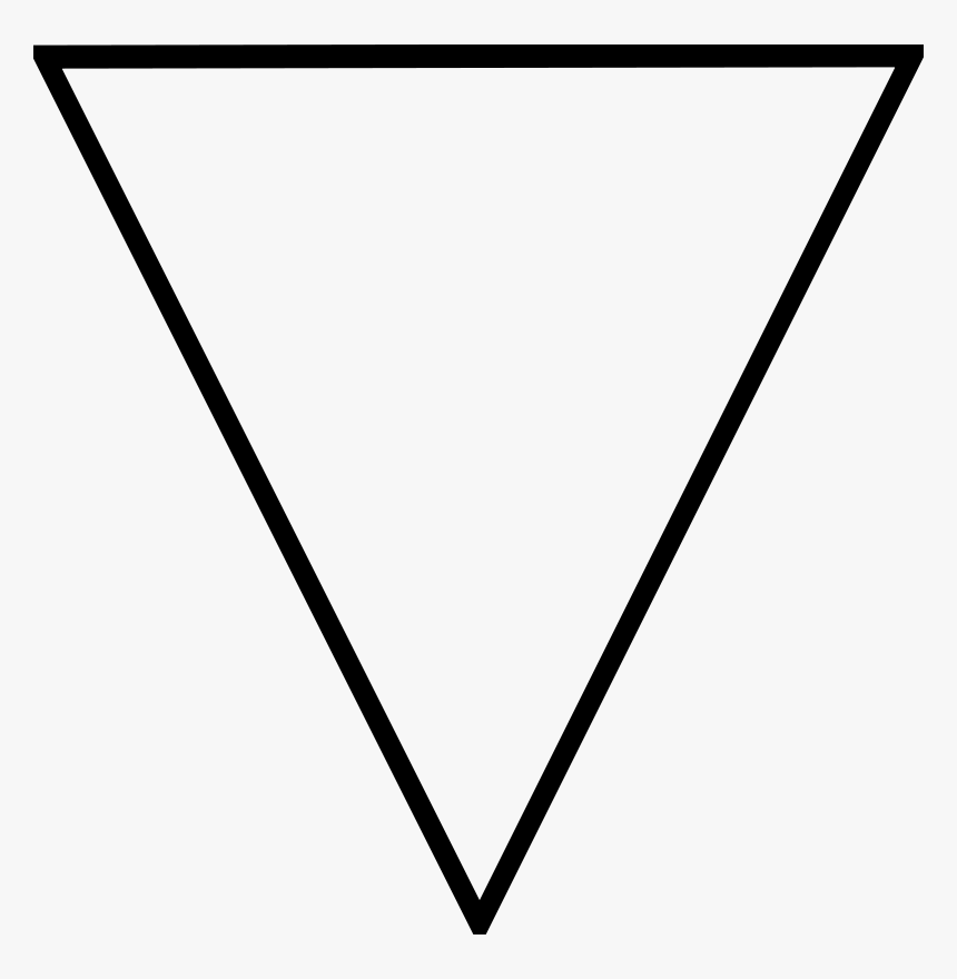 Transparent Upside Down Triangle, HD Png Download