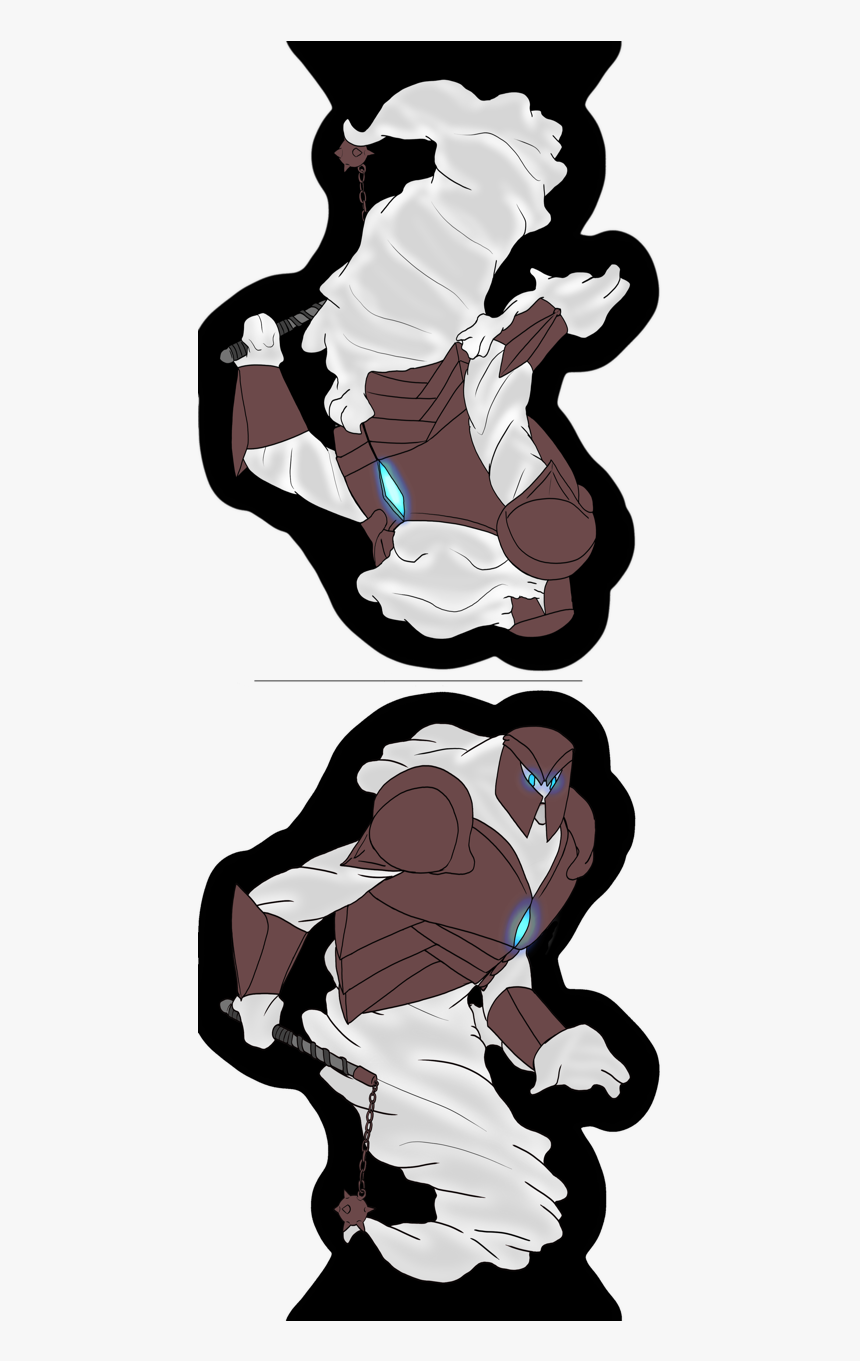 Air Elemental Myrmidon” - Cartoon, HD Png Download