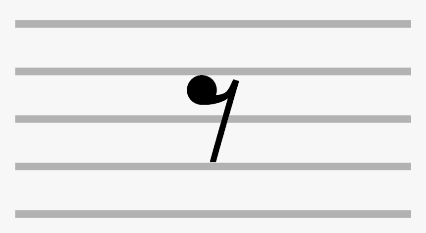 An Eighth Rest Is Half Of Quarter Rest Note In Terms - Circle, HD Png Download