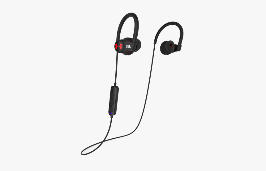 Heart Rate Png Under Armor Teams With Jbl For Heart - Jbl Bluetooth Sports Earphones, Transparent Png