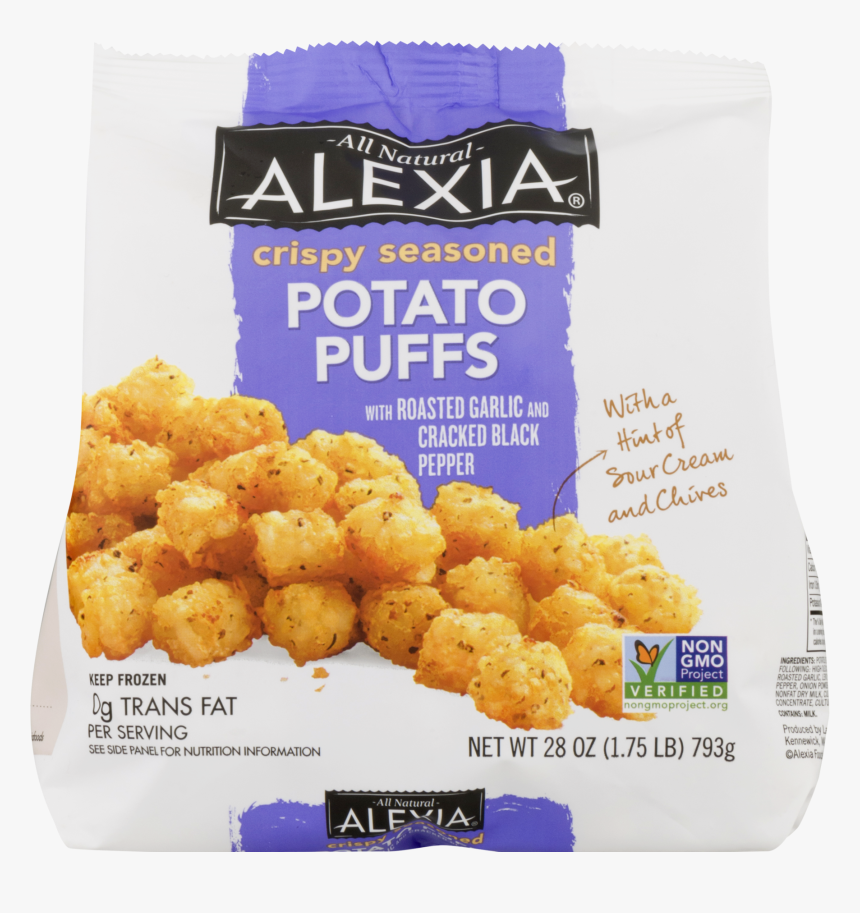 Alexia Crispy Seasoned Potato Puffs 28 Oz, HD Png Download