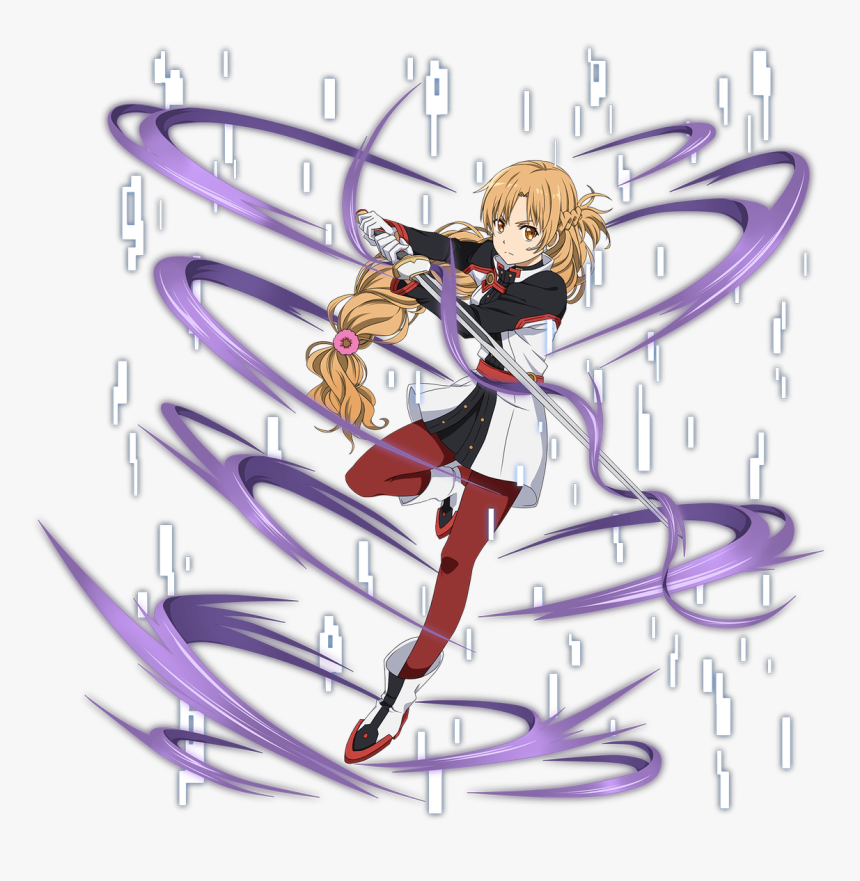 Transparent Kirito And Asuna Png - Sword Art Online Memory Defrag Ordinal Scale, Png Download