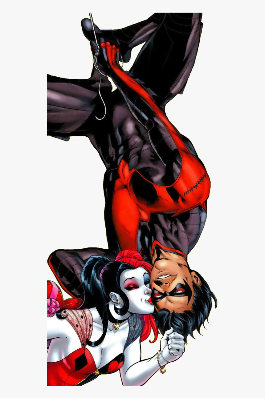 #harleywing #harleyquinn #nightwing #dickgrayson #graysonandquinn - Harley Quinn E Nightwing, HD Png Download