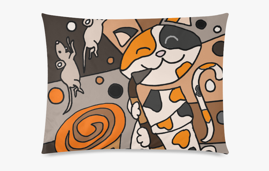 Funny Calico Cat Playing Saxophone Art Custom Zippered - Abstract Saxophone Art, HD Png Download