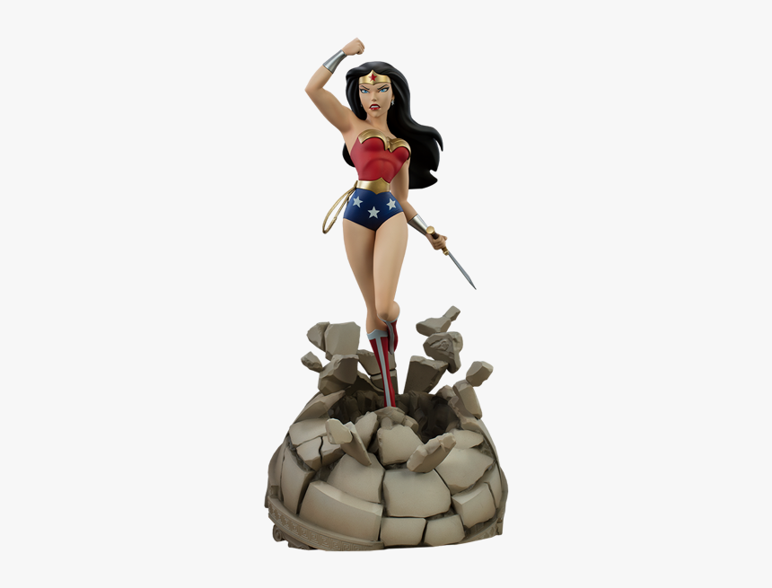 Justice League Animated Statue, HD Png Download