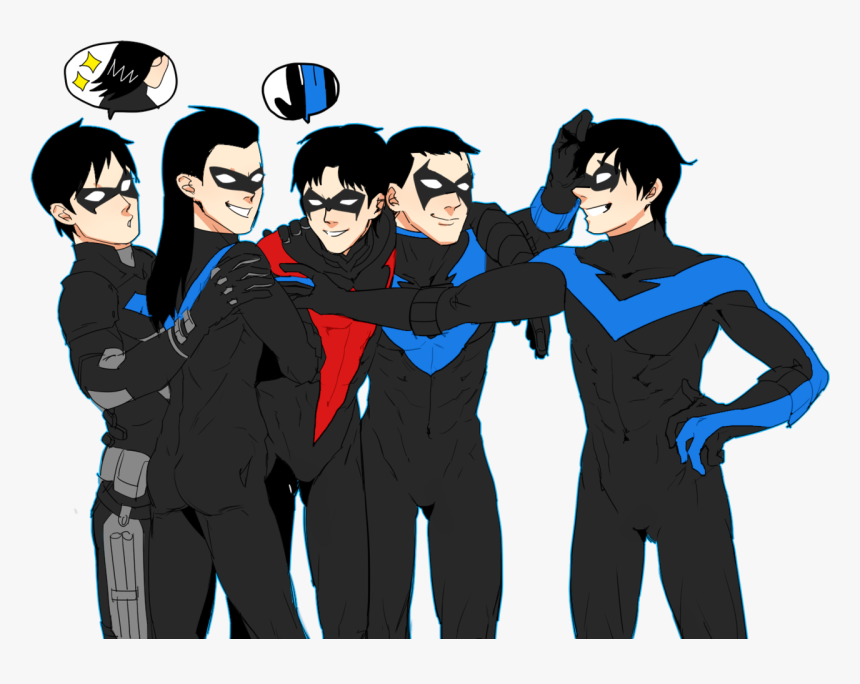 Red Hood And Nightwing, HD Png Download