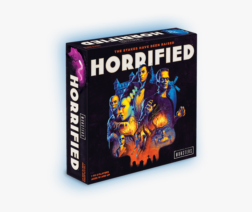 Universal Monsters Ravensburger Board Game Horrified - Horrified Game, HD Png Download