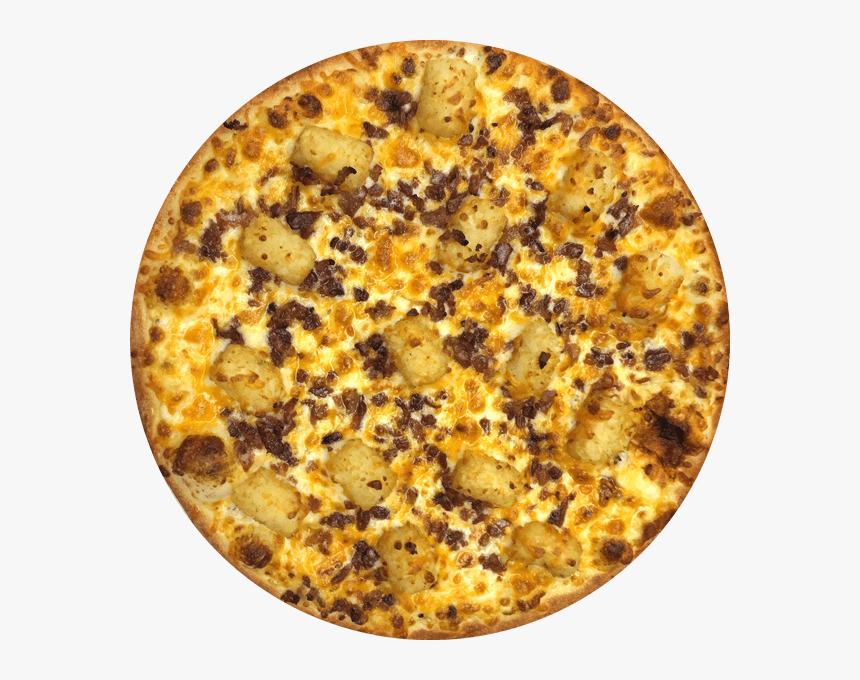 Loaded Tater Tot Min - Pizza, HD Png Download