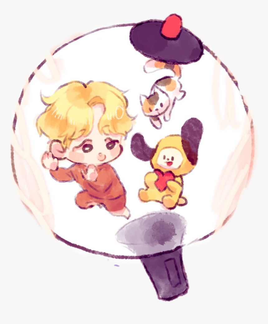 #jimin #bts #chimmy #calico Cat #uwu #bt21 #army - Cartoon, HD Png Download