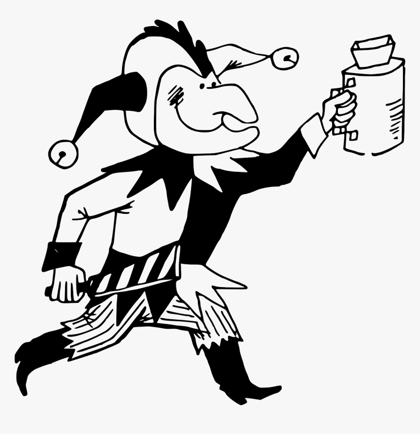 Joker Jester Clown Free Picture - Jester Clip Art, HD Png Download