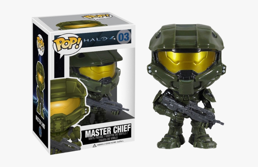 Master Chief Pop Vinyl Figure 
 Title Halo - Halo 4 Funko Pop, HD Png Download