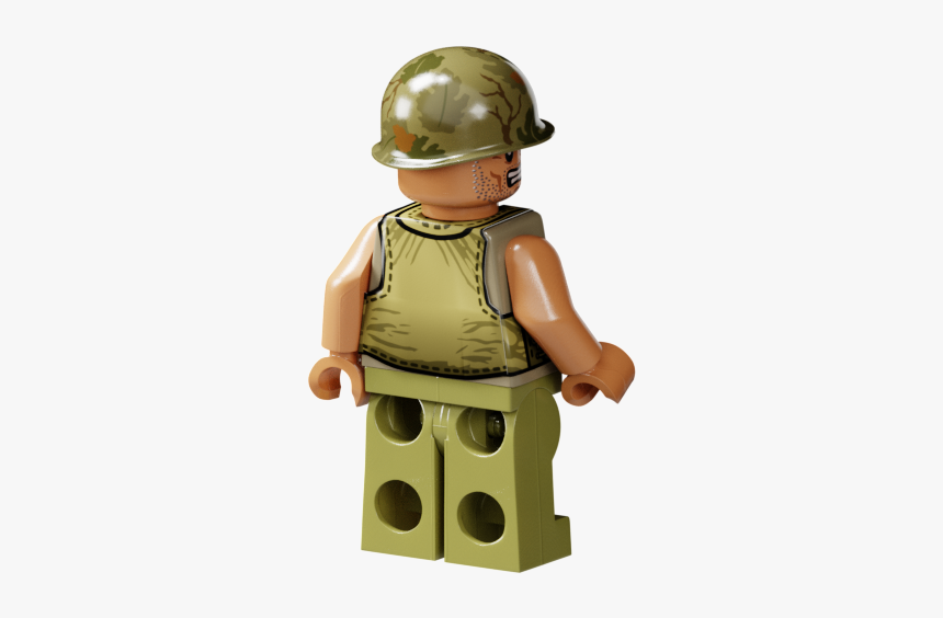 Vietnam War M35a2 Gun Truck - Lego Air Force Pilot, HD Png Download