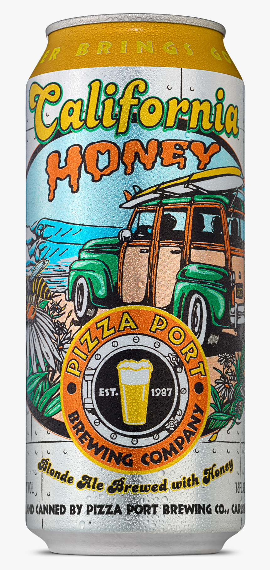 Pizza Port California Honey Blonde Ale, HD Png Download