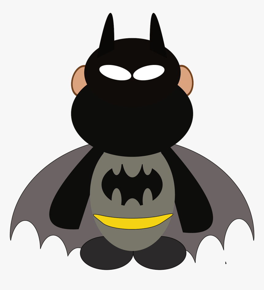 Snout,black Cat,small To Medium Sized Cats - Monkey Batman, HD Png Download