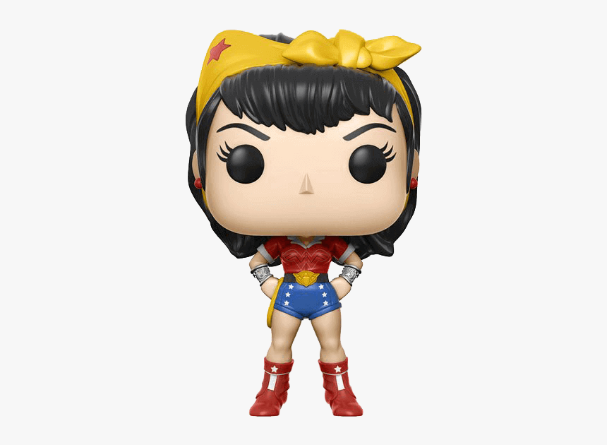 Dc Bombshells Wonder Woman Pop Figure - Funko Pop Bombshells Wonder Woman 167, HD Png Download