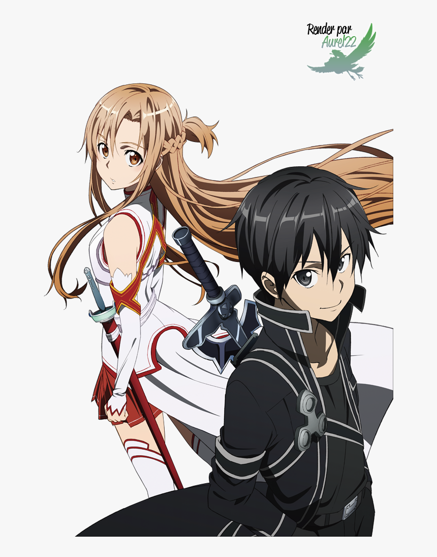 Yuuki Asuna And Kirito, HD Png Download