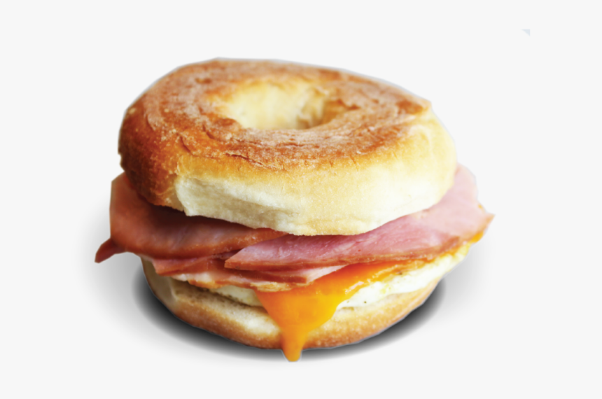 Ham, Egg & Cheese - Ham And Cheese Bagel Transparent Background, HD Png Download