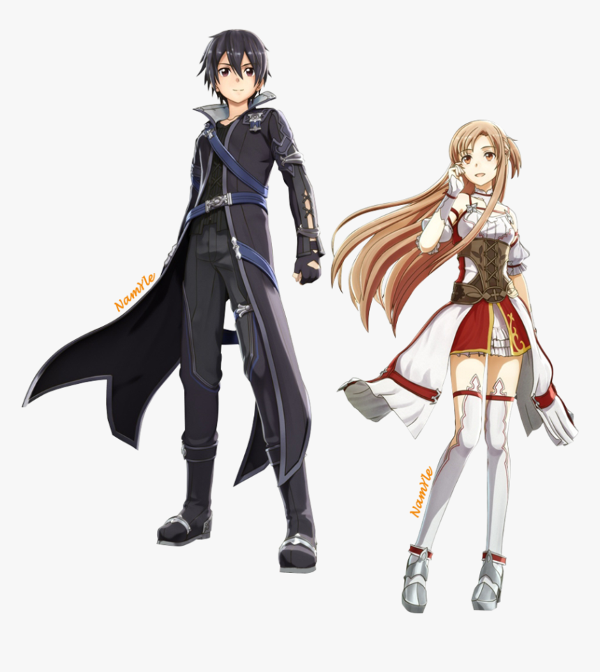 Kirito And Asuna - Ps4 Sword Art Online Hollow Realization Kirito, HD Png Download
