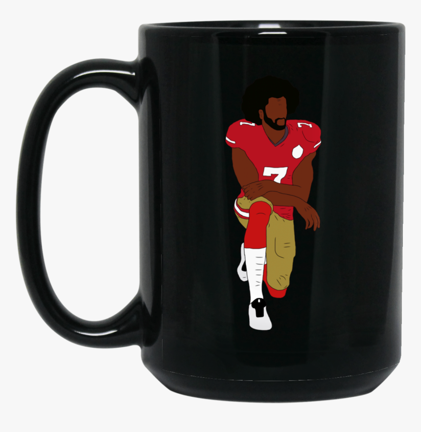 Colin Kaepernick Kneeling Bm15oz 15 Oz - Coffee Cup, HD Png Download
