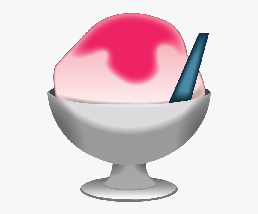 Shaved Ice Emoji Png, Transparent Png