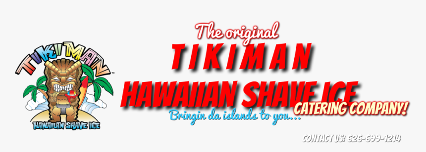 Tikiman Hawaiian Shave Ice - Shaved Ice Tiki Logo, HD Png Download