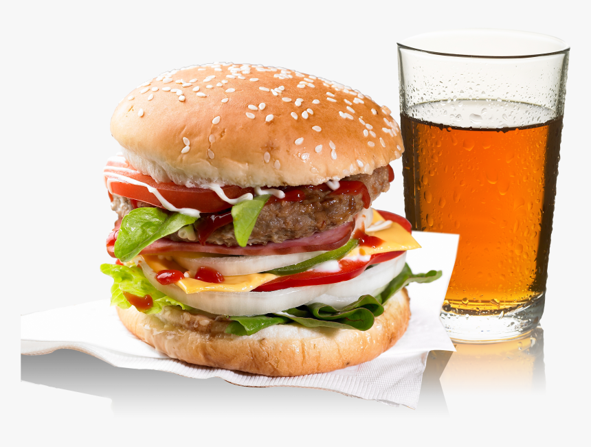 Hamburger With Fries Png - Tony's Findlay Ohio Big Ben Burger, Transparent Png