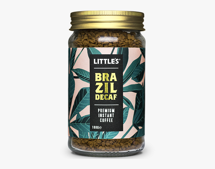Brazil Decaf Premium Instant Coffee 100g Little S - Littles Italian Rich Roast, HD Png Download