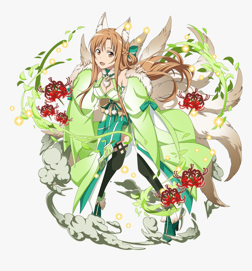 Sword Art Online Foxy Beauty Asuna , Png Download - Asuna Memory Defrag, Transparent Png