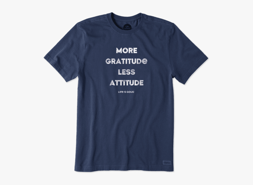 Men S More Gratitude Crusher Tee - Active Shirt, HD Png Download