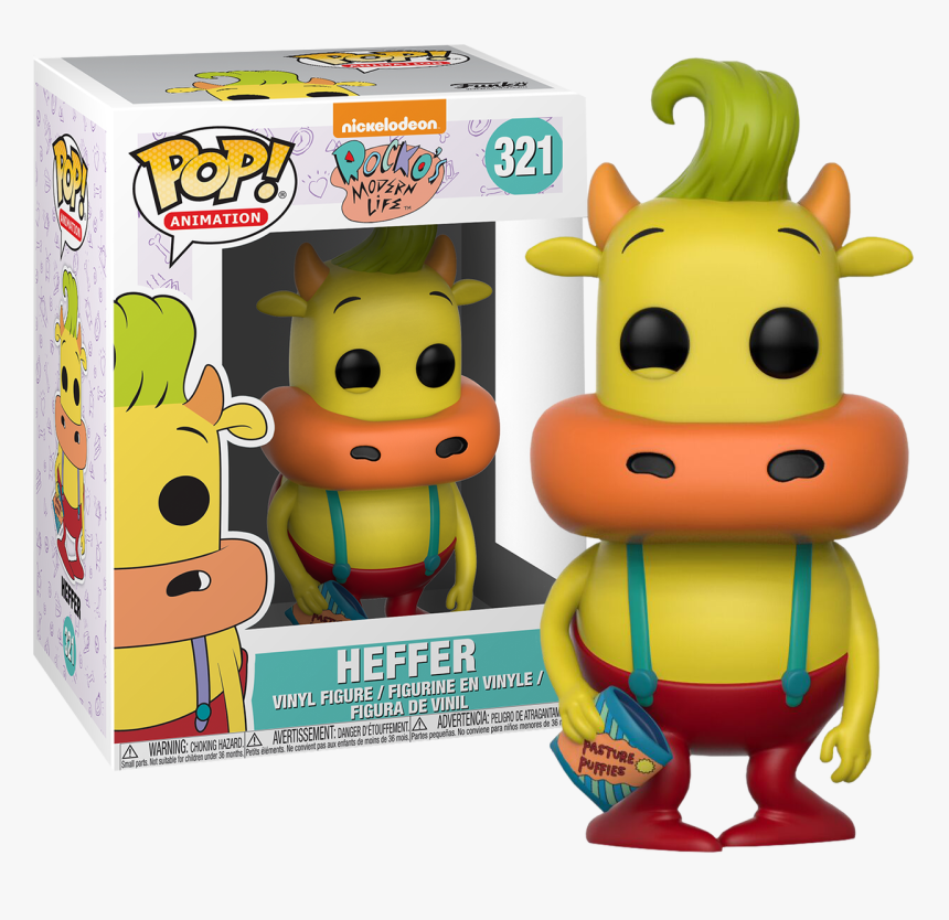 Funko Pop Rocko's Modern Life Heffer, HD Png Download