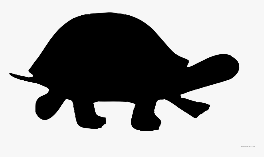 Turtle Animal Free Black - Turtle Silhouette Clipart, HD Png Download