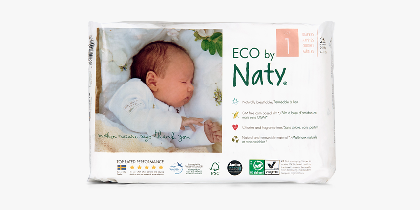 Baby Diapers Single Pack Size - Naty Diapers, HD Png Download