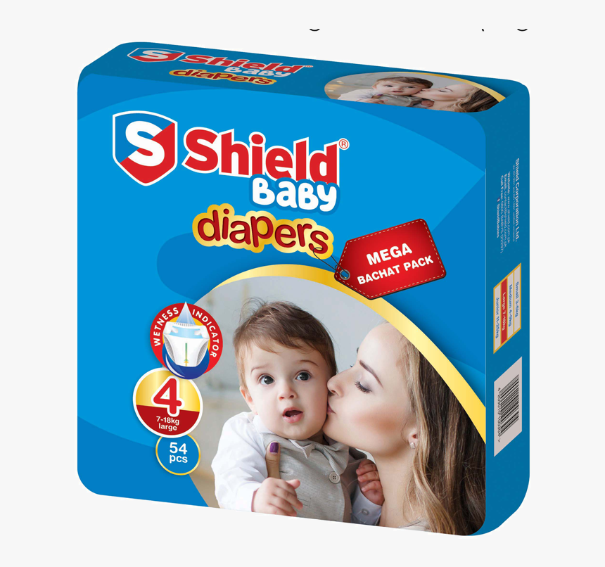Mega Bachat Pack Large - Shield Diapers Super Bachat Pack, HD Png Download