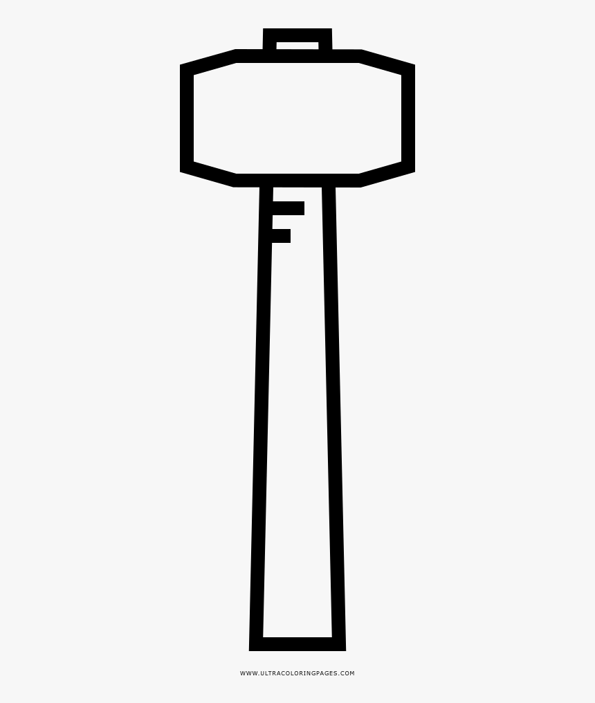 Hammer Coloring Page - Table, HD Png Download