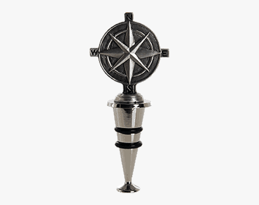 Compass Rose Wine Stopper, HD Png Download