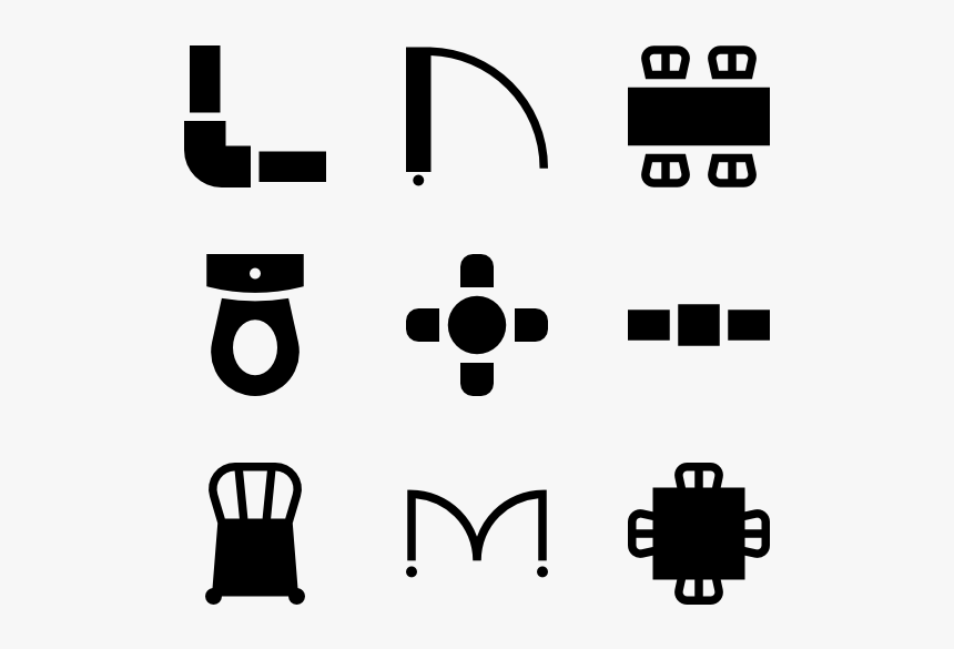 Furnitures Top View, HD Png Download