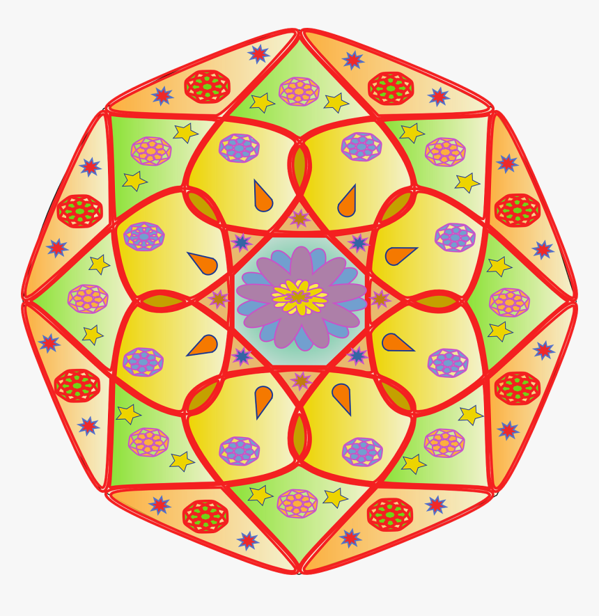 Mandalas Para Niños A Color, HD Png Download